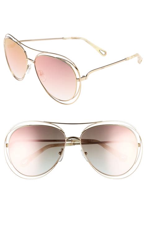 chloé sunglasses aviator